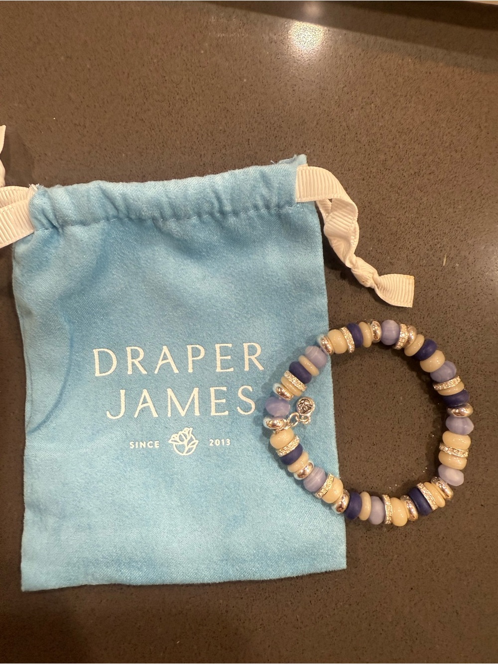 NEW WITH TAGS DRAPER JAMES BLUE GEMSTONES BRACELET